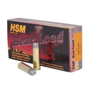 HSM Bear Load 500 S&W 440gr LWFN Gas Check Ammo - 20rds