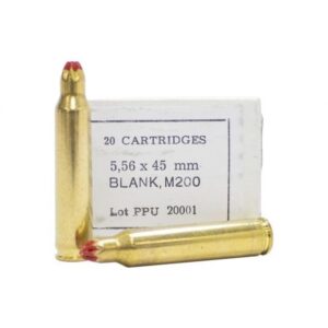 Prvi Partizan (PPU) 5.56x45mm NATO Blank Ammo - 20rds