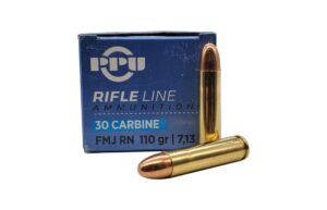 Prvi Partizan (PPU) Rifle Line .30 Carbine 110gr FMJ Ammo - 50rds