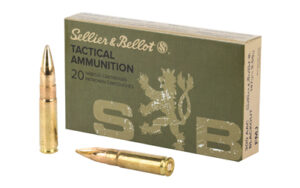 Sellier + Bellot 300 AAC Blackout 147 Grain FMJ Tactical Rifle Ammo