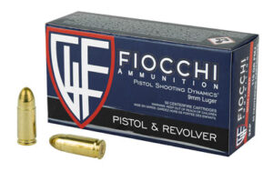 Fiocchi 9mm Range Dynamics 115gr FMJ Ammo - 50rds