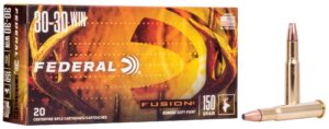 Federal Fusion 30-30 Win 150gr Bonded Soft Point Ammo - 20rd