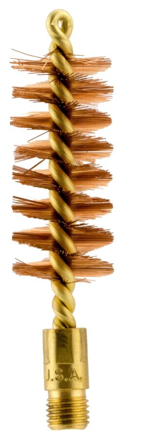 Pro-Shot Bore Brush 20ga Shotgun #5/16-27 Thread Bronze Bristles Looped Tip