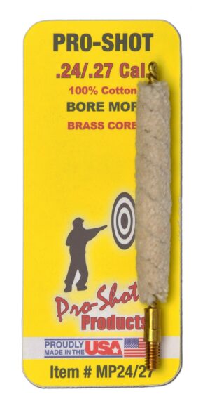 Pro-Shot Bore Mop 24/27 Cal Rifle #8-32 Thread