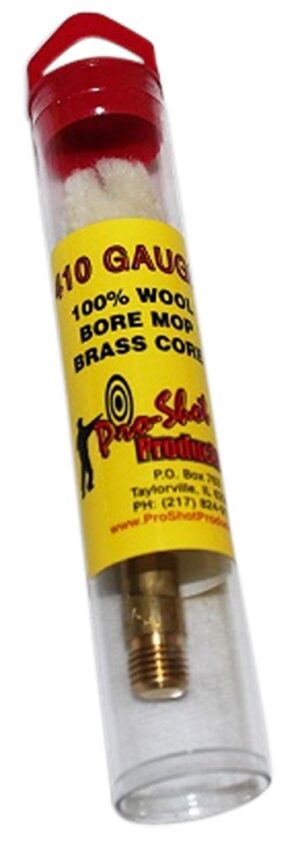 Pro-Shot 100% Cotton Bore Mop Brass Core