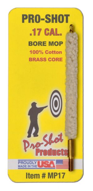 Pro-Shot Bore Mop 17 Cal Rifle 5-40" Thread