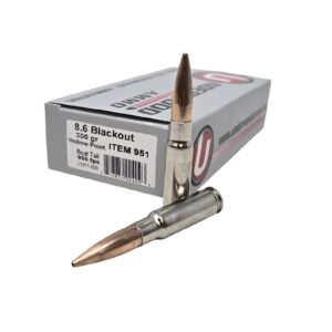Underwood Subsonic Rifle Ammunition 8.6 Blackout 300gr HPBT - 20rd