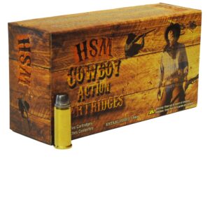HSM Cowboy Action 38-55 Win 240 gr Round Nose Flat Point Ammo - 20rd
