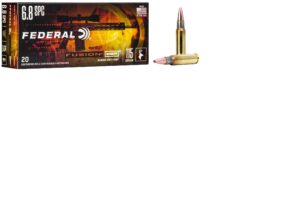 Federal Fusion MSR 6.8mm Rem SPC 115gr Bonded Soft Point Ammo - 20rd