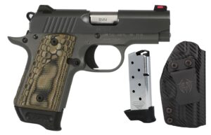 Kimber Micro-9 9mm Luger 3.15" Bbl Earth Brown/Green/Black 7 Round Firearm