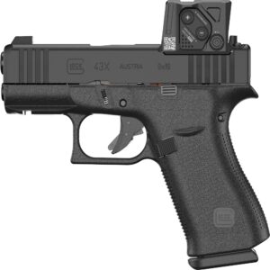 Glock 43X MOS-COA 9mm Luger 3.39" Bbl Black 10 Round Firearm