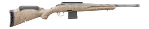 Ruger American Gen2 Ranch Left Hand .300 Blackout 16.1" Bbl FDE/Cobalt 10 Round Firearm