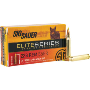 Sig Sauer Varmint & Predator 223 Rem 55gr Extreme Expansion Tip Ammo - 20rd