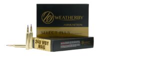 Weatherby Select Plus 240 WBY MAG 72gr Hammer Custom Ammo - 20rd