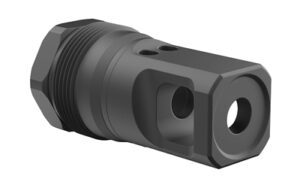 Breek Arms Echo Single-Port Plan B Series Brake 9MM 1/2X28 Compatible With Plan B / Rearden Matte Finish Black