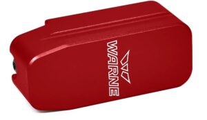 Warne 5001 Magazine Extension Extension PMAG 556 5rd Compatible w/ PMAG 30 Round Magazines Red Hardcoat Anodized Aluminum