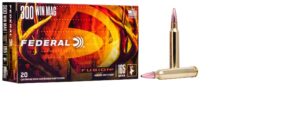 Federal Fusion 300 Win Mag 165gr Bonded Soft Point Ammo - 20rd
